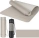 Wan GmbH Tapis de yoga - Tapis de sport - Tapis de fitness - Rembourré - Antidérapant - Cappuccino clair - Ivoire crème - 183 cm x 61 cm x 0,6 cm