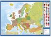 vade Europa Bureauonderlegger - Wereldkaart - Plastic Gecoat - 34,5 x 49,5 cm