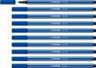 Stabilo Pen 68 Viltstift Ultramarijn Donkerblauw