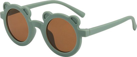 Eco Toys Beertje Groen Kinderzonnebril - Groen - Unisex - 2-6 jaar
