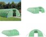 vidaXL Tuinkas met stalen frame 48 m² 12x4x2 m groen