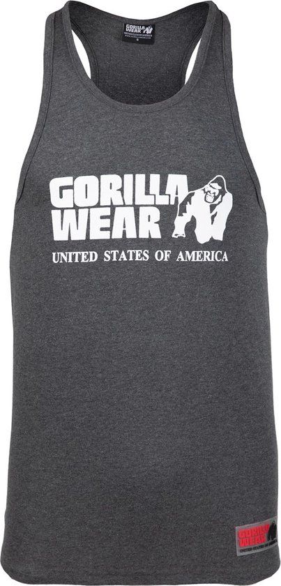 Gorilla Wear Classic Tank Top - Donkergrijs - 3XL
