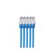 Shiverpeaks BS75711-H0.25B-SET5 Câble réseau Bleu 0,25 m Cat6 S/FTP (S-STP) Rond