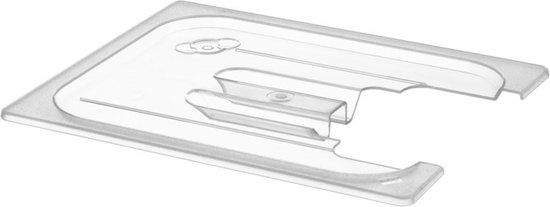 Hendi Deksel voor GN containers - uitsparing voor sous vide stick - transparant - 265x325mm
