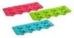Fackelmann 27087 IJsblokjesvormer, plastic, meerkleurig, 25 x 10 x 5 cm