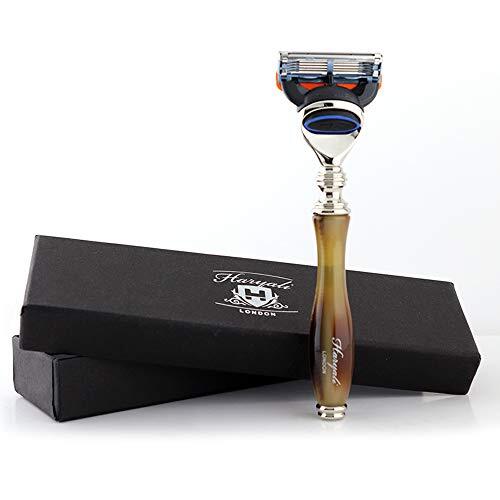 Haryali London 5 Edge Cartridge Scheerscheermes met Hoorn Replica