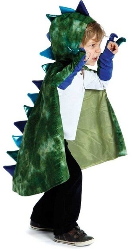 Great Pretenders Groene drakencape - maat XS (van 1 tot 2 jaar)