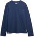 Superdry - Katoenen Linnen Longsleeve Top Met Zak - Heren - Tops