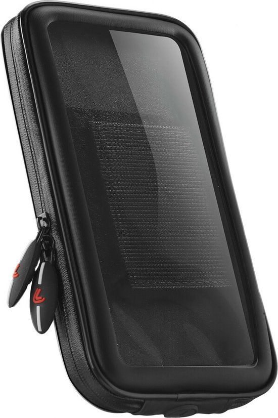 Lampa Opti-Sized M Waterdichte Telefoonhouder - Universeel - Zwart