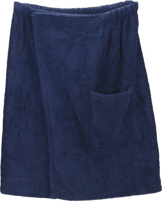 Towelzz A&R Sauna Kilt Heren met Klittenband Donkerblauw
