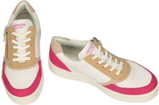 Remonte Dames Sneakers - magenta - maat 37 - Lente/Zomer 2024