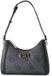 GUESS Karnilla Logo Shoulder Bag Coal Logo donkergrijs