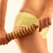 oCreon Accessoires: Anti-cellulite massageplaat, massage roller met handvat, maderotherapie (hout), 40 cm