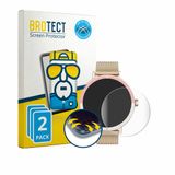 BROTECT - Screenprotector voor Keeponfit Smartwatch 1.27" - Folie Beschermfolie transparant volledig dekking - 2 Stuks