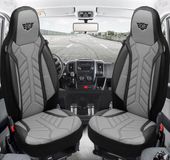 Bremer Sitzbezüge Autostoelhoezen voor Opel Meriva Bj 2003-10 – Stoelhoezen voor bestuurder en passagier in Zwart/Grijs
