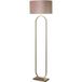 Searchlight Modish Lampadaire En Bronze, Abat-jour Rose, 1 X E27