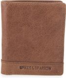 Spikes & Sparrow Leren RFID Portemonnee - Ohio - Brandy Cognac