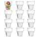 Alessandro ijscoupe Sicilie - 12x stuks - glas - 230 ml - 9 x 9 cm - ijsbeker