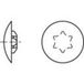 TOOLCRAFT Afdekkappen Kunststof TO-5454960 1000 stuk(s)
