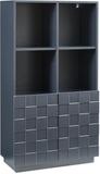 [en.casa] Commode Bopibobro 118x64x30 cm donkergrijs