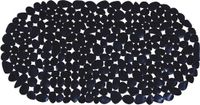 MSV Badmat met Antislip Kiezelsteeneffect – Zwart – 39 x 99 cm