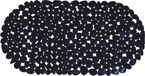 MSV Badmat met Antislip Kiezelsteeneffect – Zwart – 39 x 99 cm