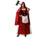 Atosa | Bloedkapkostuum voor volwassenen voor dames | wilde wolf | sprookjeskostuums voor Halloween, carnaval, themafeesten | inclusief lange jurk, cape, sjerp | comfortabel en origineel | M-L