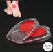New Age Devi Goodies and Living Groothandel Red/Transparent Gel Insoles - One Size