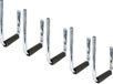 Alberts 856120 surfplankhouder | gehoekt | elektrolytisch blauw verzinkt | haakhoogte 270 mm | diepte 200 mm | Set van 5