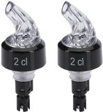 Westmark 2 doseer-/maatschenktuiten, portioneerder, dosering per tuit: 2 cl, kunststof, auto-pour, transparant, 992022EG