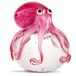 EUSTUMA Handgeblazen glazen octopus beeldje, zeedieren ornament voor aquarium, zeedieren collectie voor verjaardagscadeau, kantoor glazen presse-papier