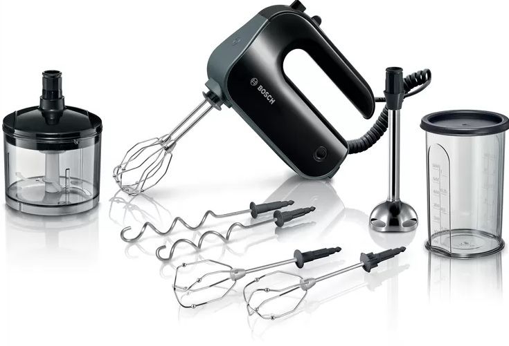 Bosch MFQ4 850 W Handmixer - Zwart/RVS