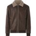 ESMARA MEN Veste de pilote en similicuir (Brun, M)
