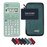 Casio FX-92B Secondaire incl. WYNGS Beschermhoes Turkoois - Wetenschappelijke Rekenmachine
