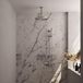 Brauer Brushed Carving Thermostatische Regendoucheset Inbouw