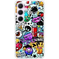 Samsung Galaxy A55 Graffiti 2 Verstevigd hoesje met sublimatie bedrukking