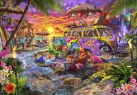 Bluebird Puzzle Hippie Beach Puzzle 1000 pièces
