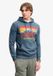 Superdry Mountain Hoodie Relaxed Homme M Orion Blue