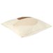 HOME DECO FACTORY TX0045 Beige and Taupe Bouclette Cushion 40x40 cm