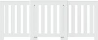 vidaXL Radiatorombouw 205x21,5x83,5 cm bewerkt hout wit