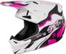 Shot Speed Beast Motorcross helm Wit/felroze XS