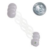 Dreambaby G727 Ezy-Check Flexibele kinderbeveiliging, kastbeveiliging, ladebeveiliging om te plakken, 3 stuks
