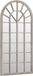 vidaXL Tuinspiegel 90x45 cm ijzer zandkleurig