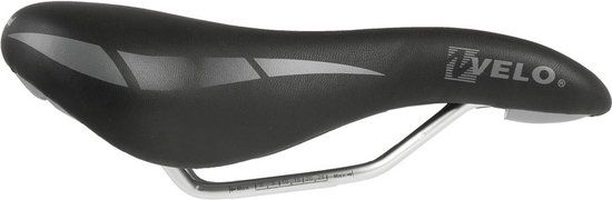 Velo Wide Channel Zadel Zwart 168 mm