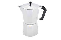 Krüger 513 aluminium espressokoker 12 kopjes, aluminium, zilver
