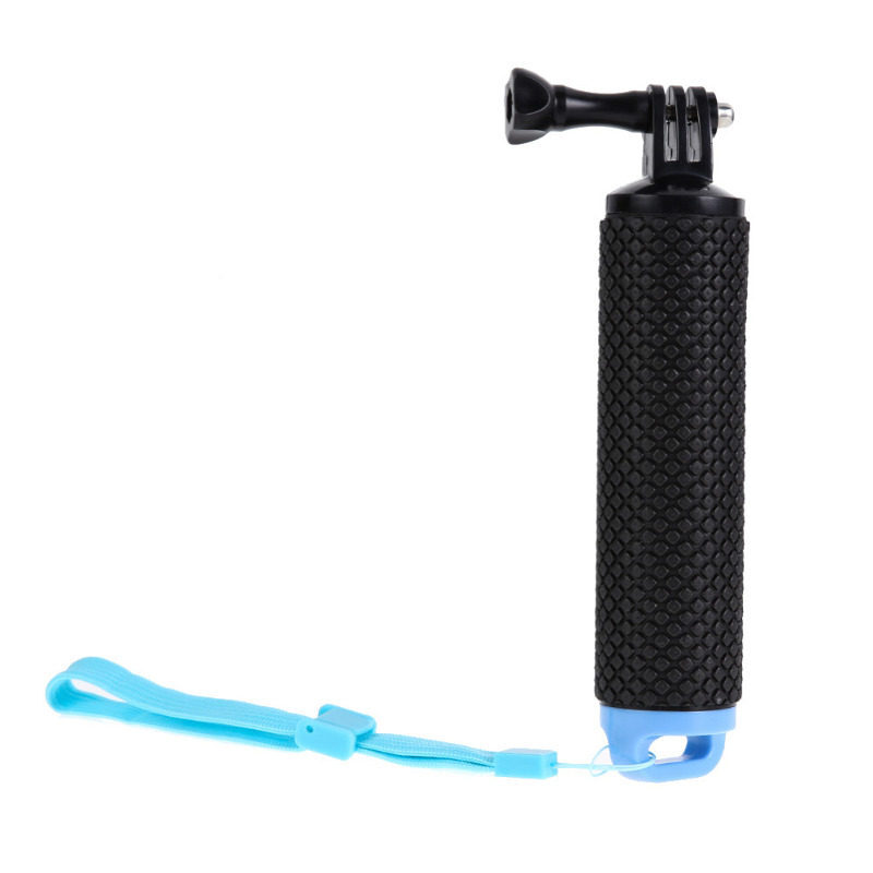 Caruba padded floating handgrip GoPro mount zwart/blauw