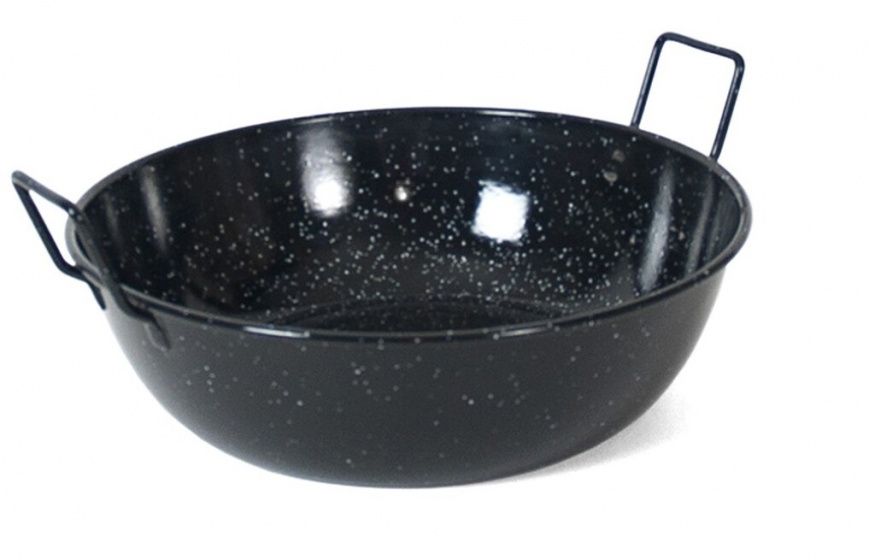 Garcima Honda Wokpan - 36 cm - RVS/Bijenwas Zwart