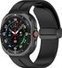 By Qubix Qubix - D-buckle sportband - Zwart - Geschikt voor Samsung Galaxy Watch Ultra / Ultra 2 - 47mm