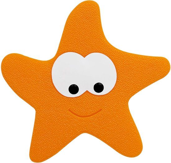 Spirella STARFY ANTISLIP MAT DECO ORANJE