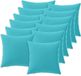 vidaXL Kussensloop 12 pcs Heerlen Turquoise 40 x 40 cm Polyester